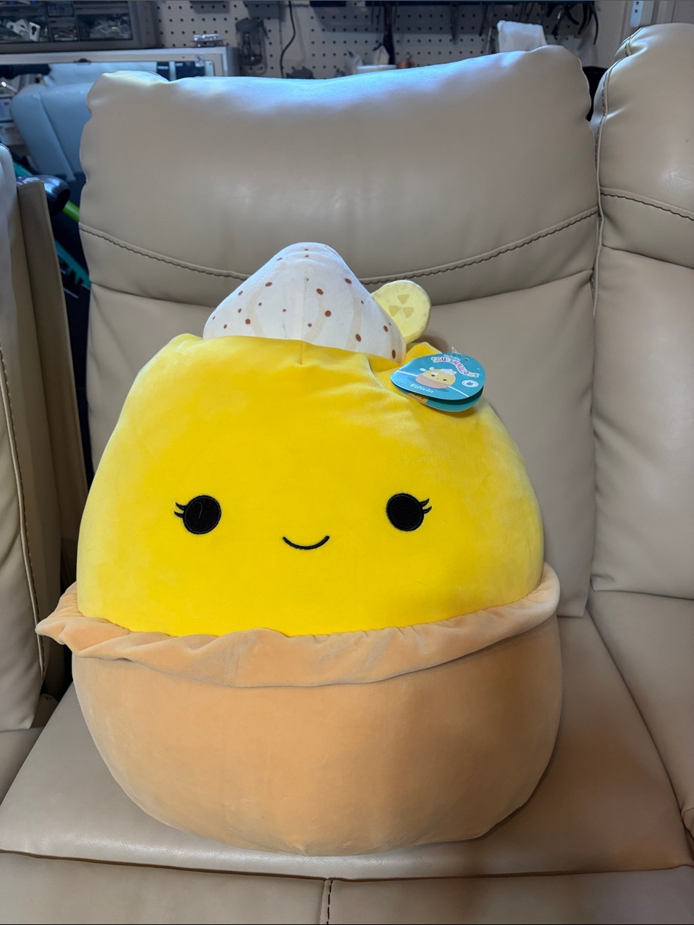 Edwin  # 2278 Yellow Plush Squishmallow Pillow